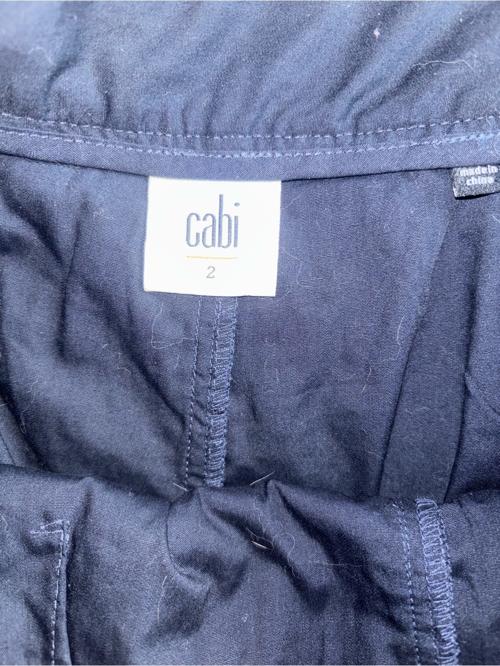 Cabi Navy Eyelet Lace Skort Size 2 | Preppy Coastal Mini Skirt Shorts Old Money - Picture 4 of 6